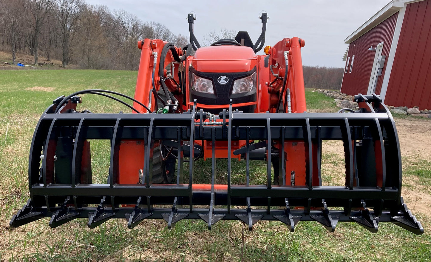 Loader Tractor Mini Root Grapple