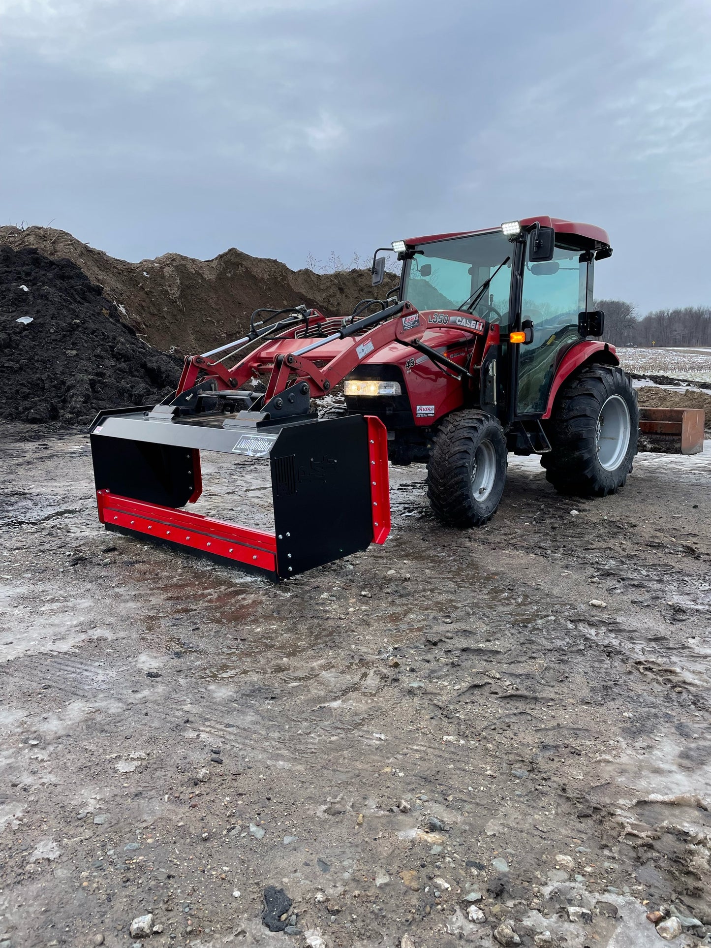 Loader Tractor Snow Pushers