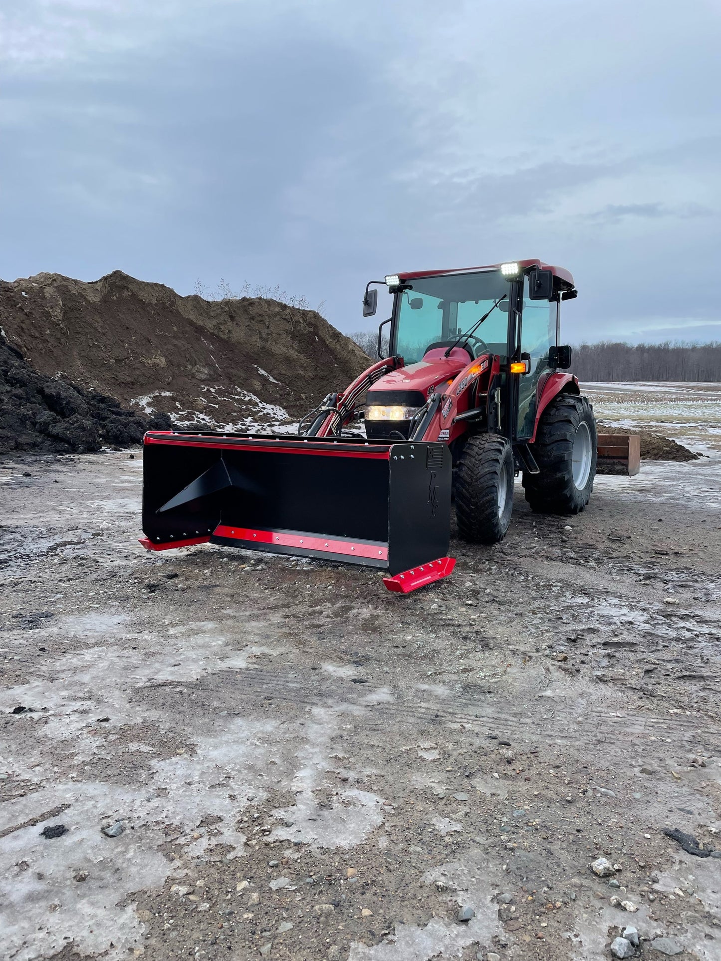 Loader Tractor Snow Pushers